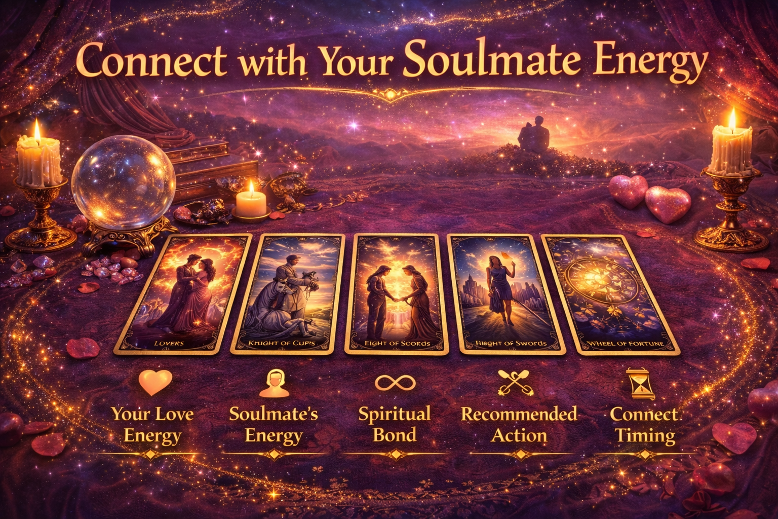 Soulmate Tarot Spread Layout